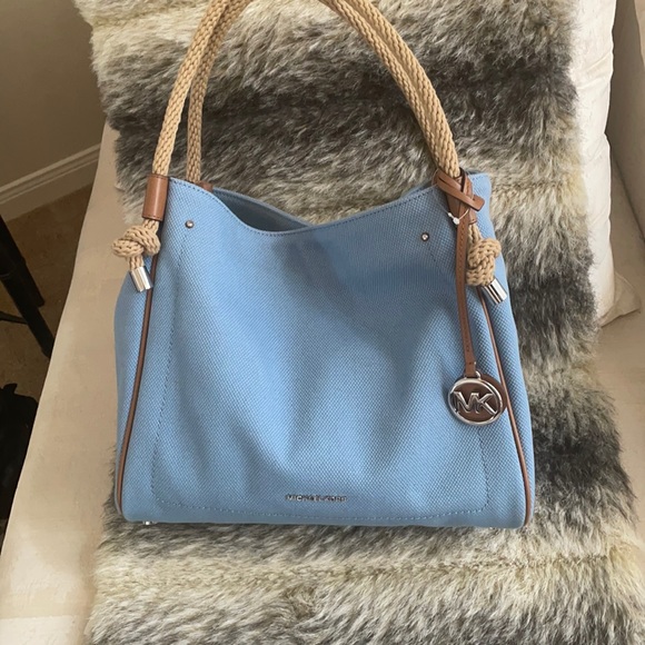 Michael Kors Canvas Satchel - Picture 1 of 8